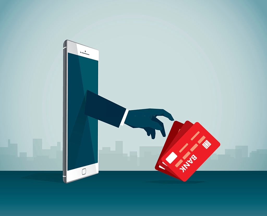 Stealing credit card information image